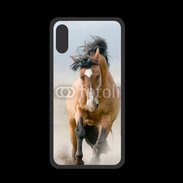 Coque  Iphone XS PREMIUM Portrait de cheval 55
