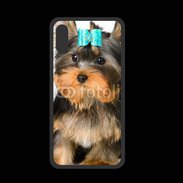 Coque  Iphone XS PREMIUM Yorkshire et nœud bleu 15