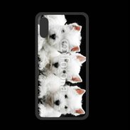 Coque  Iphone XS PREMIUM Trio de chiot Terrier