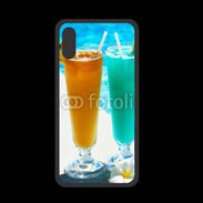 Coque  Iphone XS PREMIUM Cocktail piscine