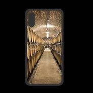 Coque  Iphone XS PREMIUM Cave tonneaux de vin