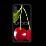 Coque  Iphone XS PREMIUM Couple de cerises