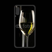 Coque  Iphone XS PREMIUM Verre de vin glamour