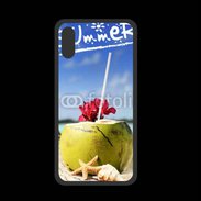 Coque  Iphone XS PREMIUM Noix de coco sur la plage 5