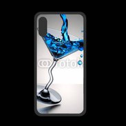 Coque  Iphone XS PREMIUM Cocktail bleu lagon 5