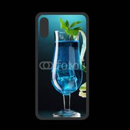 Coque  Iphone XS PREMIUM Cocktail bleu