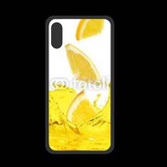 Coque  Iphone XS PREMIUM jus d'orange