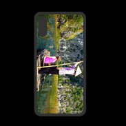 Coque  Iphone XS PREMIUM Promenade en barque Vietnam