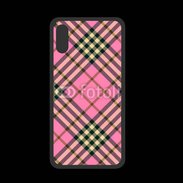 Coque  Iphone XS PREMIUM Déco fashion rose et marron