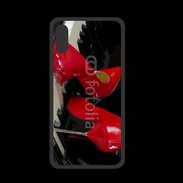 Coque  Iphone XS PREMIUM Escarpins rouges sur piano