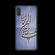 Coque  Iphone XS PREMIUM Islam D Bleu