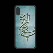 Coque  Iphone XS PREMIUM Islam D Turquoise
