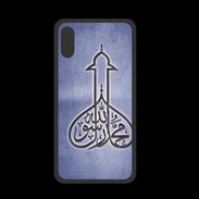 Coque  Iphone XS PREMIUM Islam E Bleu