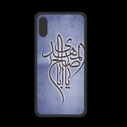 Coque  Iphone XS PREMIUM Islam B Bleu