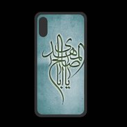 Coque  Iphone XS PREMIUM Islam B Turquoise