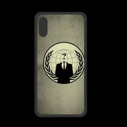 Coque  Iphone XS PREMIUM anonymous