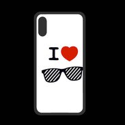 Coque  Iphone XS PREMIUM I love Lunette Fun 3