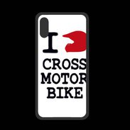 Coque  Iphone XS PREMIUM i love Cross Motor