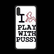 Coque  Iphone XS PREMIUM I love Play Pussy