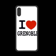 Coque  Iphone XS PREMIUM I love Grenoble