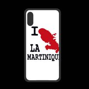 Coque  Iphone XS PREMIUM I love La Martinique 2