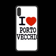 Coque  Iphone XS PREMIUM I love Porto Vecchio
