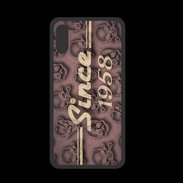 Coque  Iphone XS PREMIUM Since crane rose 1958