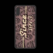 Coque  Iphone XS PREMIUM Since crane rose 1973