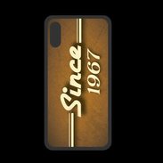 Coque  Iphone XS PREMIUM Orange since 1967