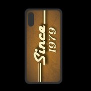 Coque  Iphone XS PREMIUM Orange since 1979