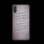 Coque  Iphone XS PREMIUM Sympathiser Violet Citation Oscar Wilde