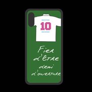 Coque  Iphone XS PREMIUM Demi d'ouverture Bonus offensif-défensif Vert