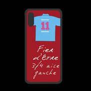 Coque  Iphone XS PREMIUM 3/4 aile gauche Bonus offensif-défensif Rouge 2