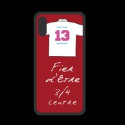 Coque  Iphone XS PREMIUM 3/4 centre D Bonus offensif-défensif Rouge