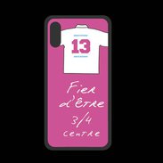 Coque  Iphone XS PREMIUM 3/4 centre D Bonus offensif-défensif Rose