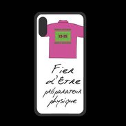 Coque  Iphone XS PREMIUM Préparateur physique Bonus offensif-défensif Blanc