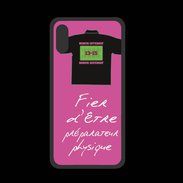 Coque  Iphone XS PREMIUM Préparateur physique Bonus offensif-défensif Rose 2