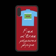 Coque  Iphone XS PREMIUM Préparateur physique Bonus offensif-défensif Rouge 2