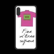 Coque  Iphone XS PREMIUM Soigneur Bonus offensif-défensif Blanc