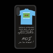 Coque  Iphone XS PREMIUM Moi je l'ai élevé Bonus offensif-défensif Noir 2
