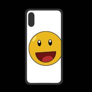 Coque  Iphone XS PREMIUM smiley 4