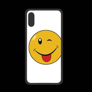 Coque  Iphone XS PREMIUM smiley 5