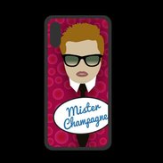Coque  Iphone XS PREMIUM Mister Champagne Roux