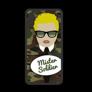 Coque  Iphone XS PREMIUM Mister Soldier Blond