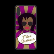 Coque  Iphone XS PREMIUM Miss business Black