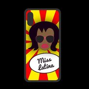Coque  Iphone XS PREMIUM Miss Latina Black