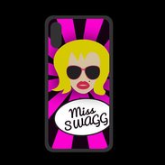Coque  Iphone XS PREMIUM Miss Swag Blonde