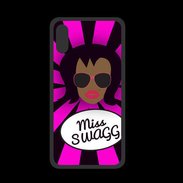 Coque  Iphone XS PREMIUM Miss Swag Black