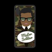 Coque  Iphone XS PREMIUM Mister Soldier Black