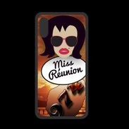 Coque  Iphone XS PREMIUM Miss Réunion Brune